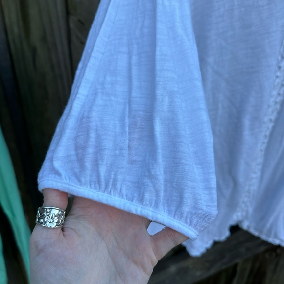 Lucky Brand White Lace Blouse - Picture 3 of 8